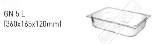 Kontajner pre zmrzlinový pult ISETTA - 5 lt