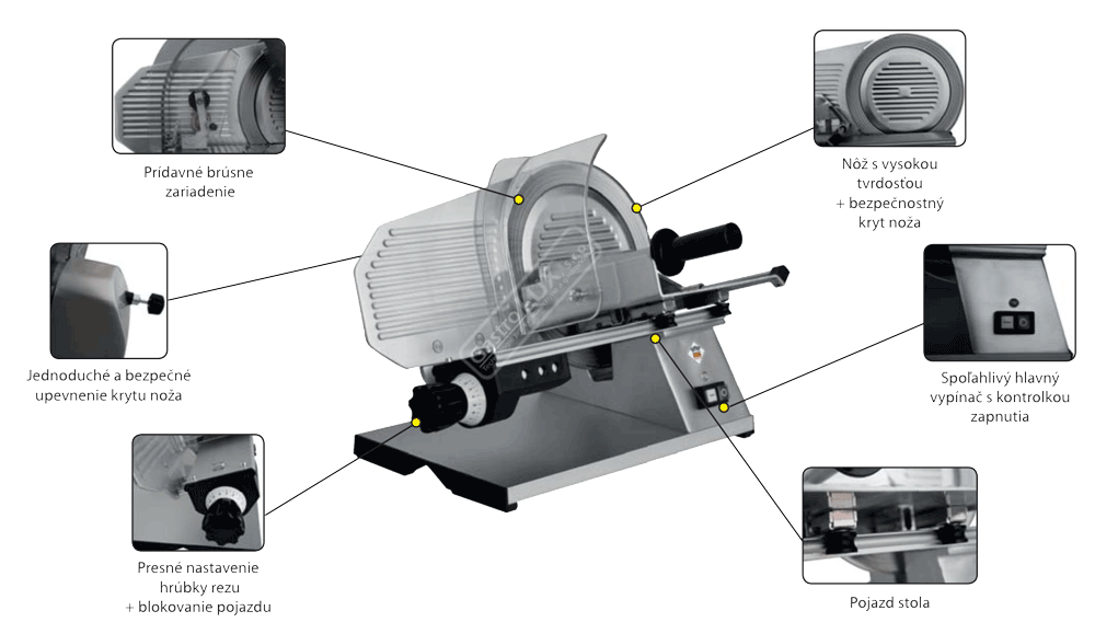 Nárezový stroj šnekový GMS-275XL/C