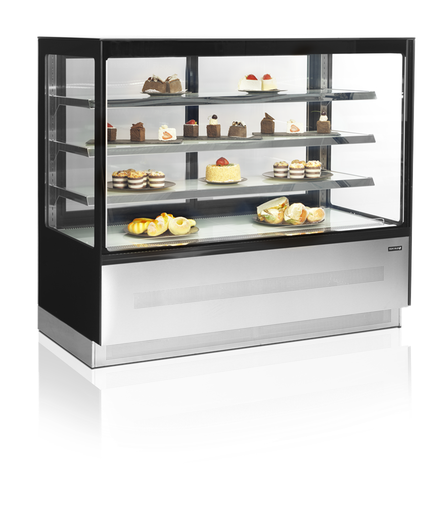 Cukrárenská Chladiaca vitrína TEFCOLD LPD 1503 F BLACK