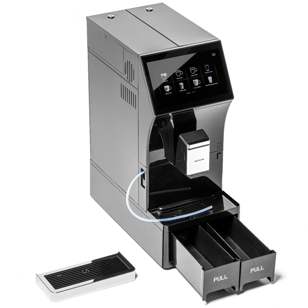 Kávovar CANARIO CAFE CC701 s dotykovým displejom, automatický