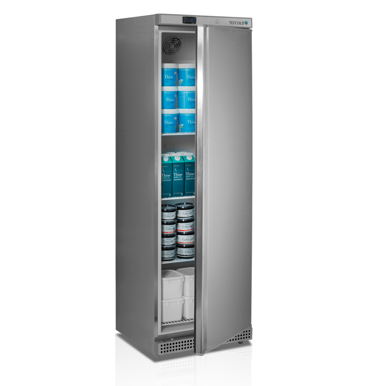 Chladnička TEFCOLD UR 400 S nerezová