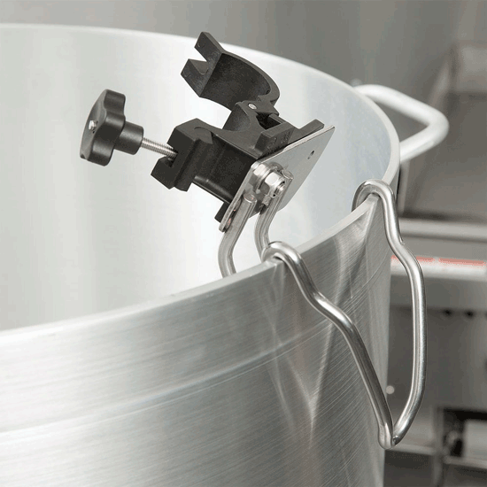 Nerezový držiak tyčového mixéra na všetky nádoby