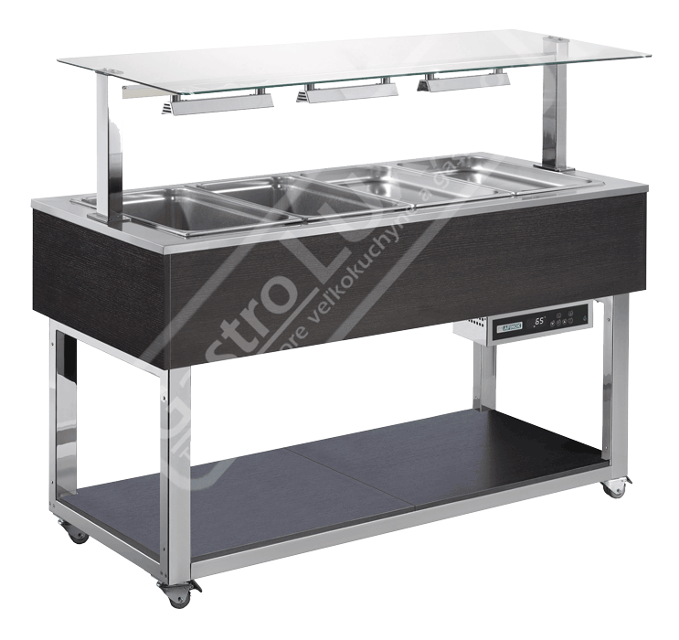 Vozík ohrevný ES-RED PLUS4