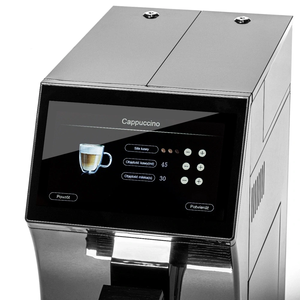 Kávovar CANARIO CAFE CC701 s dotykovým displejom, automatický