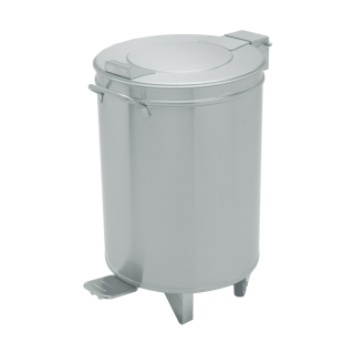 Nerezový nášľapný kontajner na odpadky 90L