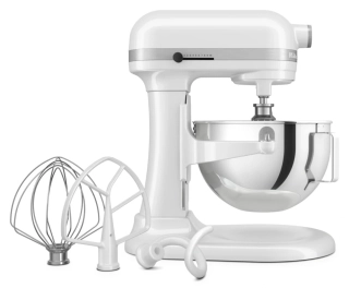 KitchenAid 5KSM55SXXEWH uiverzálny/BIELA mixér