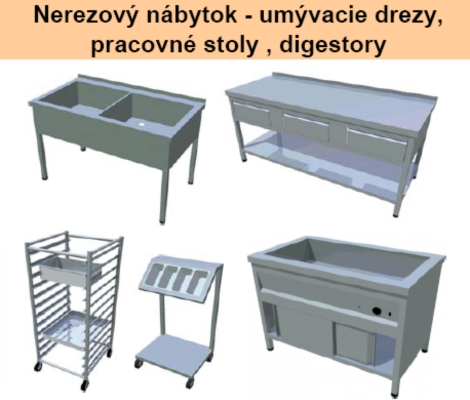 Nerezový nábytok